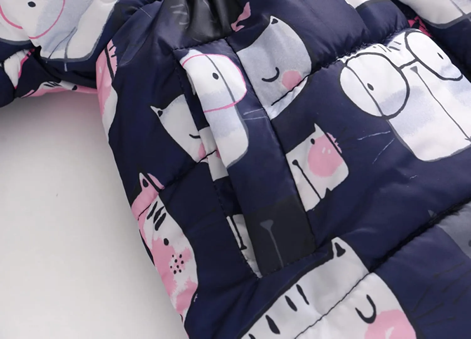 2-11 Years Toddler Baby Kids Girls Down Puffer Jacket Winter Thick Warm Parkas Hooded Windproof Coat Outwear Jacket