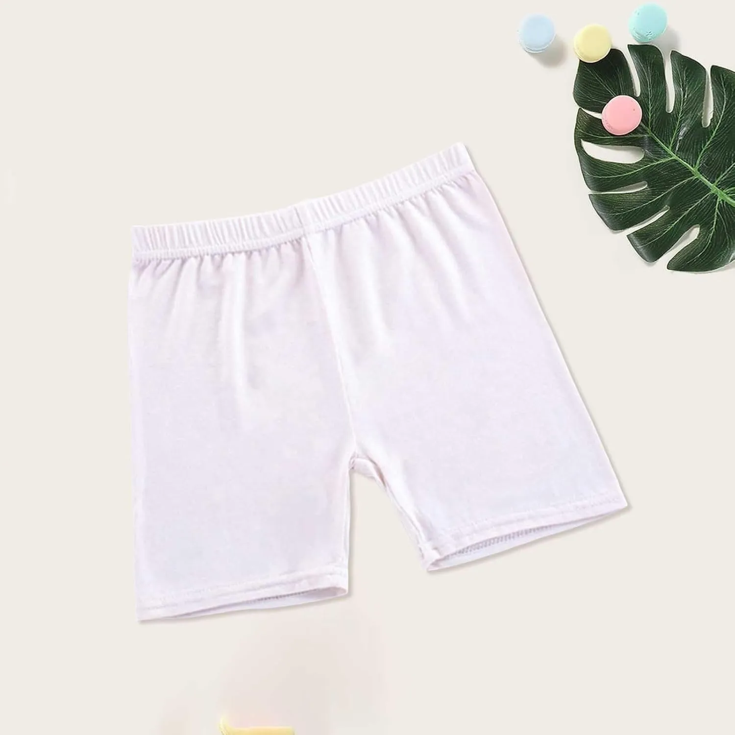 2 Pack Girls Bike Shorts Cotton Cartwheel Shorts for Toddler Girls Under Dress Dance Yoga Soccer Short Kids Biker