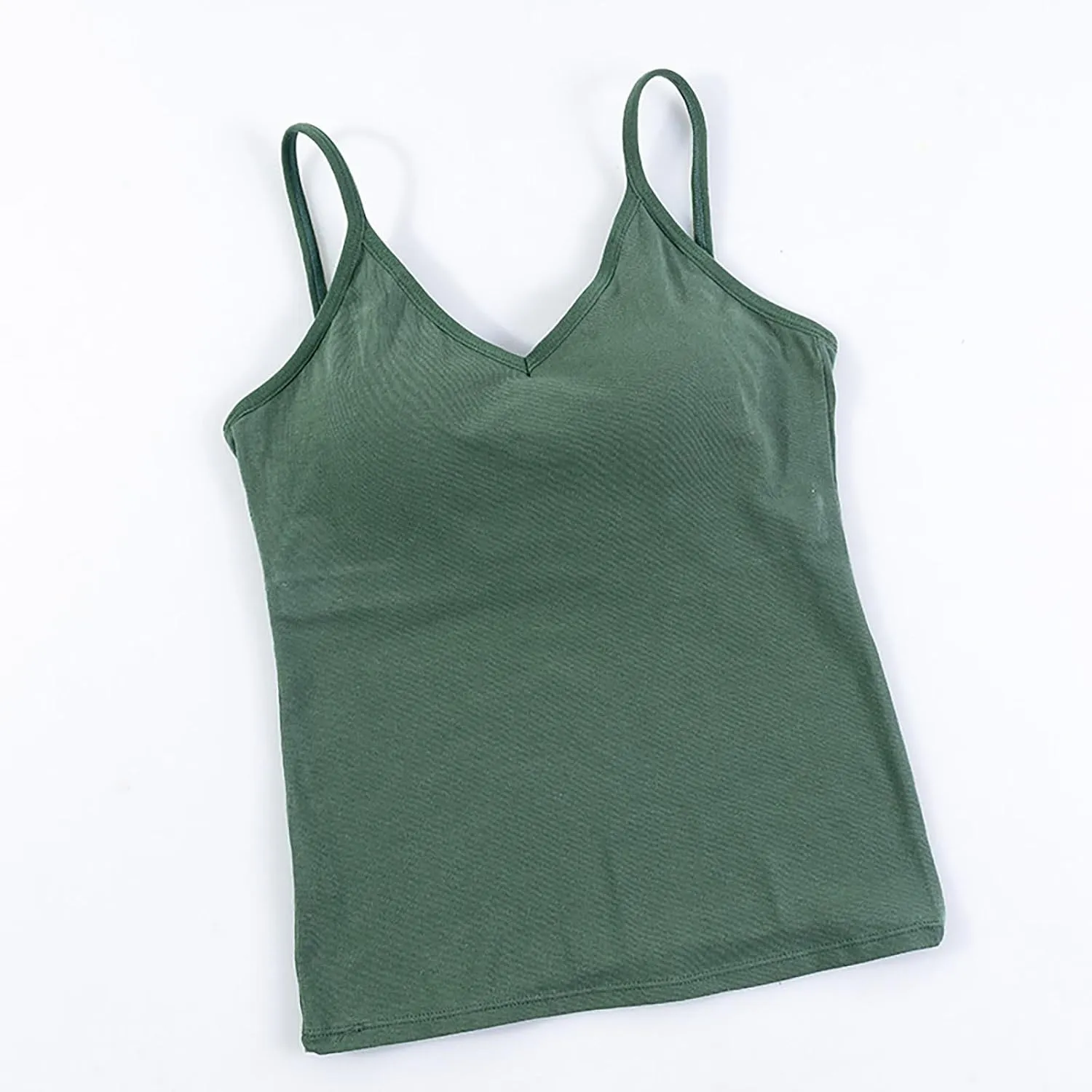 2025 Yoga Racerback Tank Top for Women with Built in Bra,Women's Padded Sports Bra Fitness Workout Running Shirts