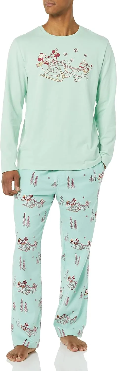 Amazon Essentials Disney | Marvel | Star Wars Men's Flannel Pajama Sleep Sets
