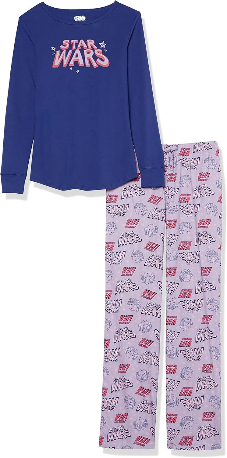 Amazon Essentials Disney | Marvel | Star Wars Women's Flannel Pajama Sleep Sets