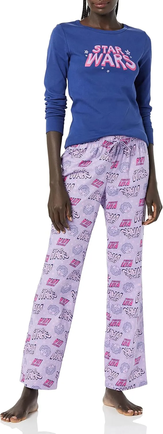 Amazon Essentials Disney | Marvel | Star Wars Women's Flannel Pajama Sleep Sets