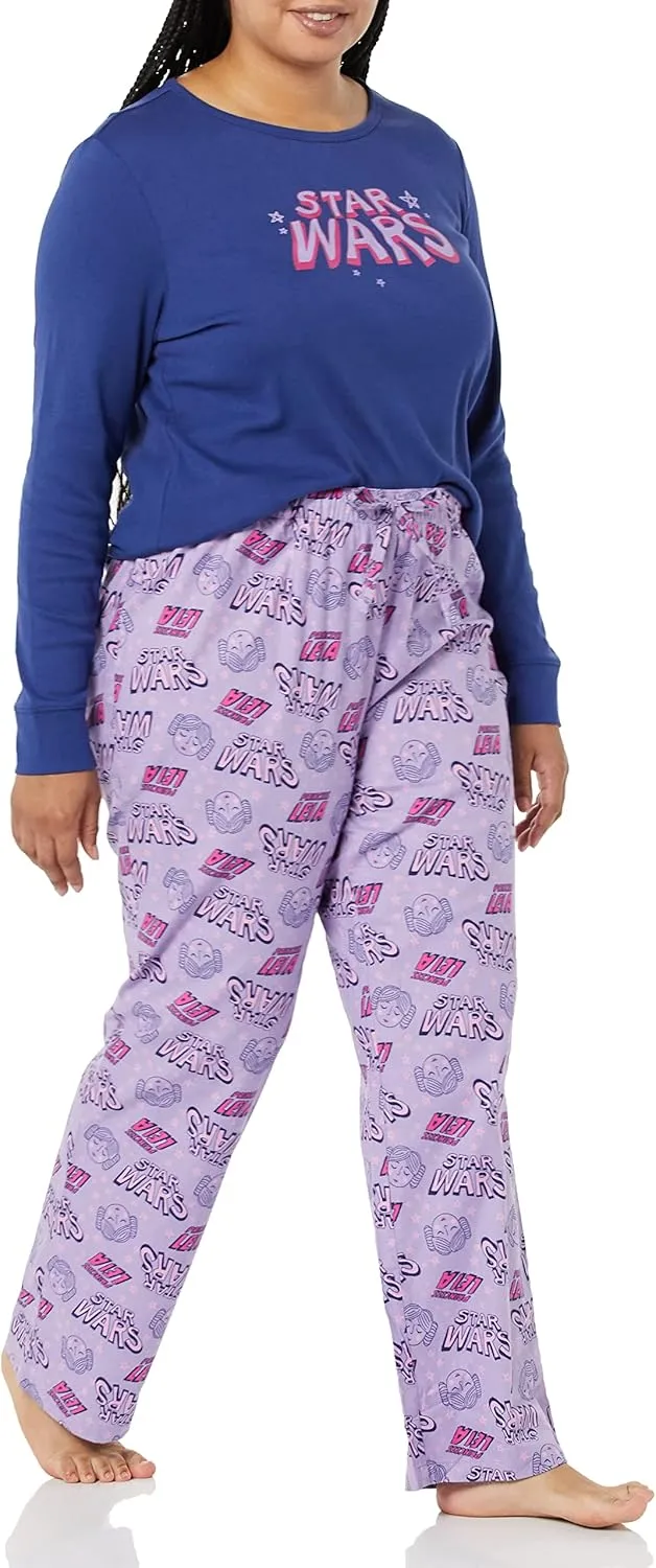 Amazon Essentials Disney | Marvel | Star Wars Women's Flannel Pajama Sleep Sets