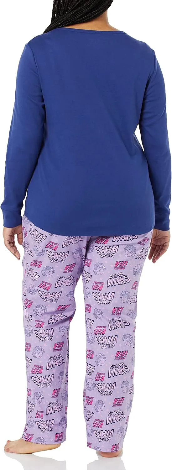 Amazon Essentials Disney | Marvel | Star Wars Women's Flannel Pajama Sleep Sets
