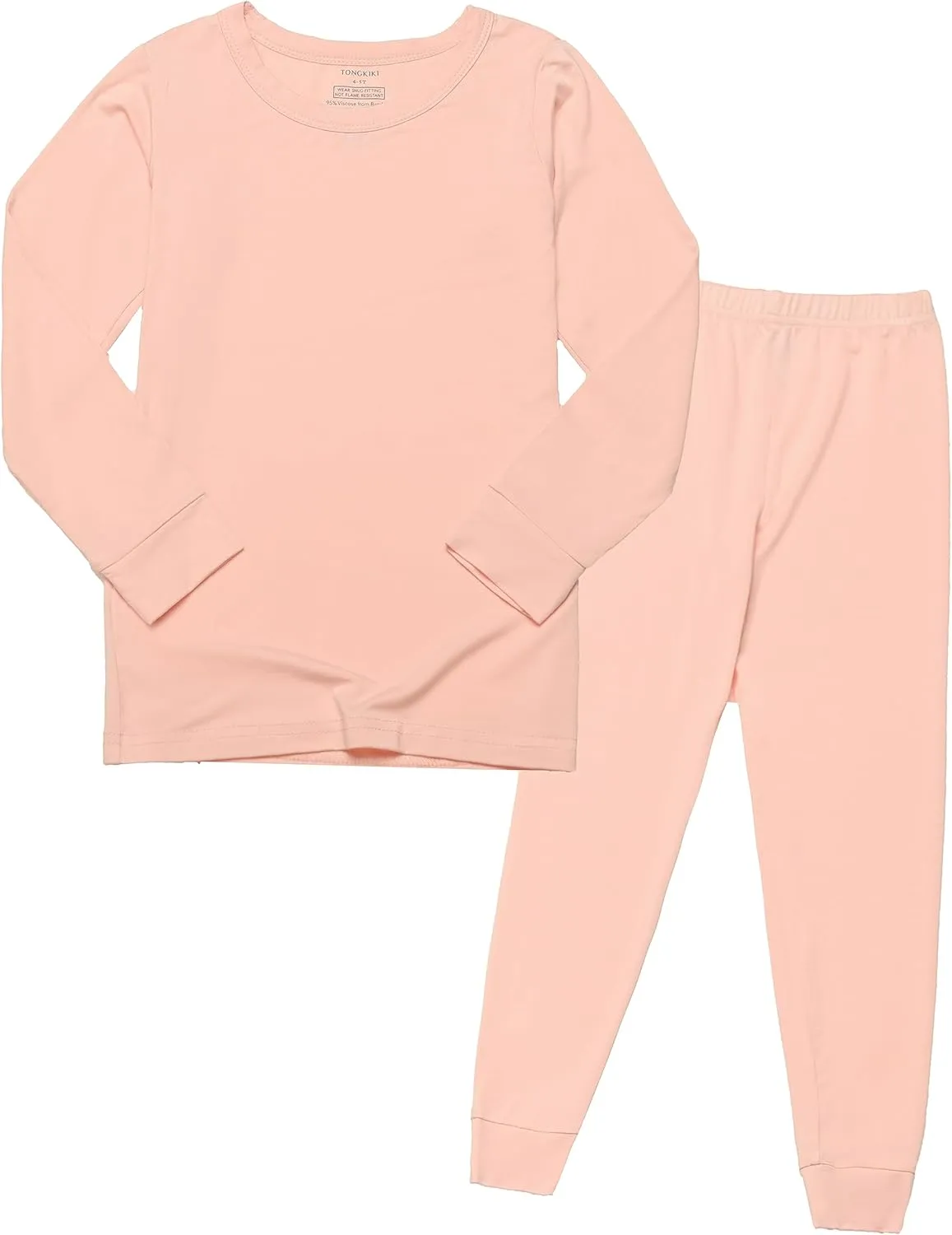BABY 2T-10Y Toddler Kids Girls Boys Soft Comfy 2pcs Set Long Sleeve Shirts and Pants Sets