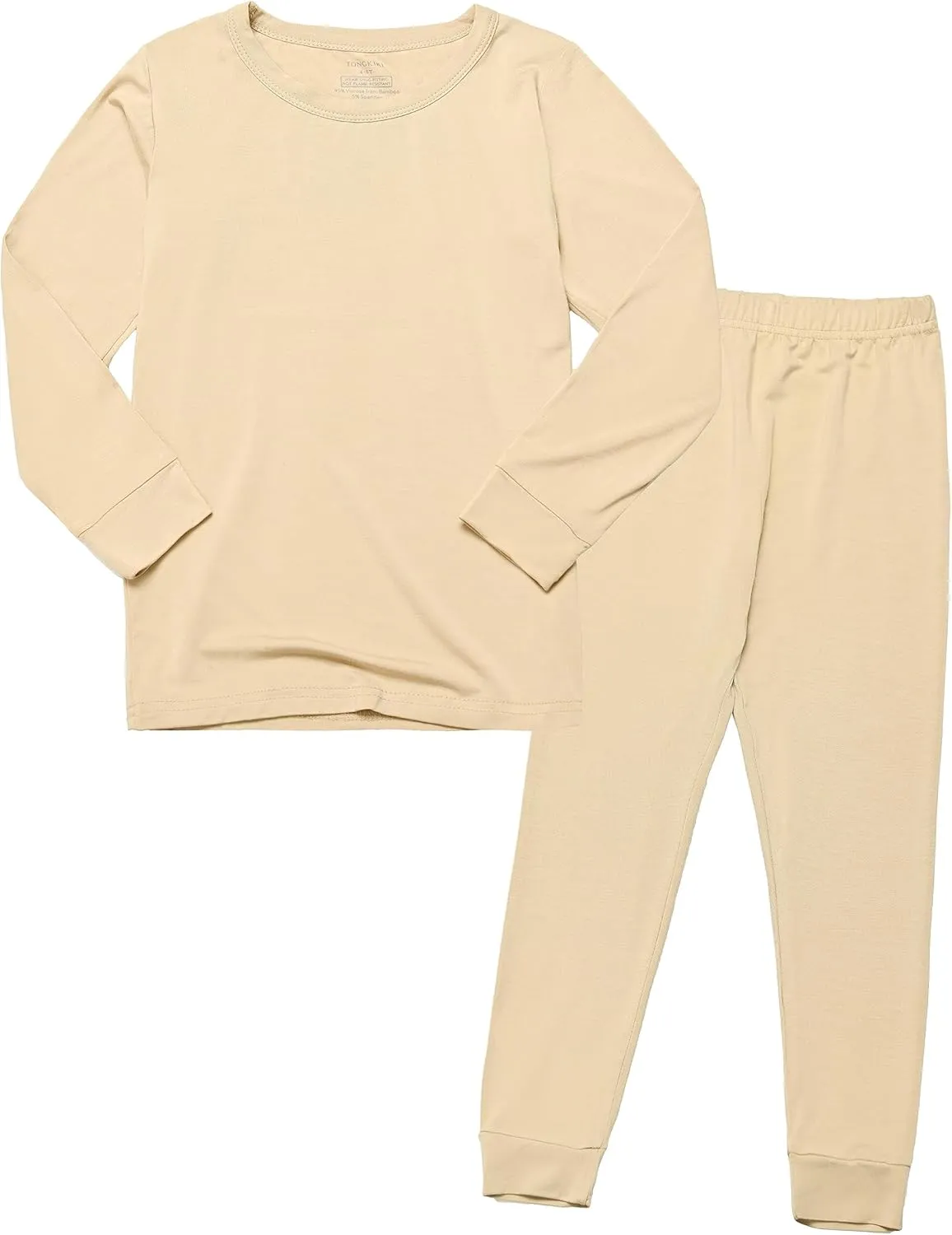 BABY 2T-10Y Toddler Kids Girls Boys Soft Comfy 2pcs Set Long Sleeve Shirts and Pants Sets