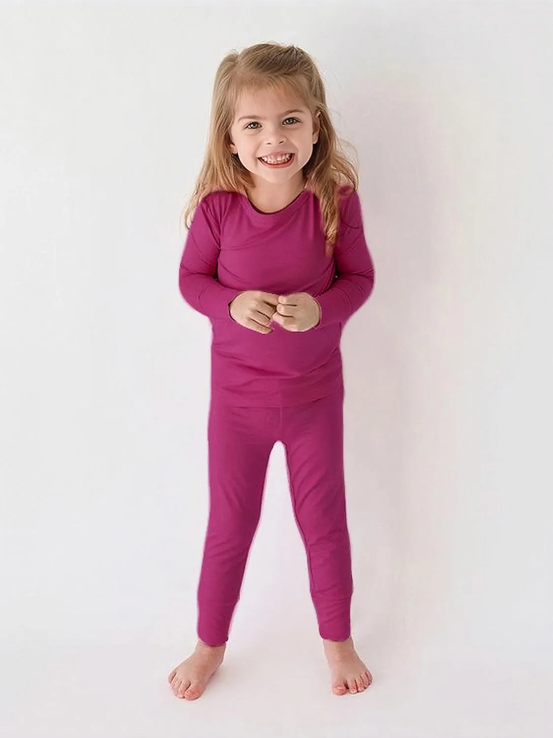 BABY 2T-10Y Toddler Kids Girls Boys Soft Comfy 2pcs Set Long Sleeve Shirts and Pants Sets