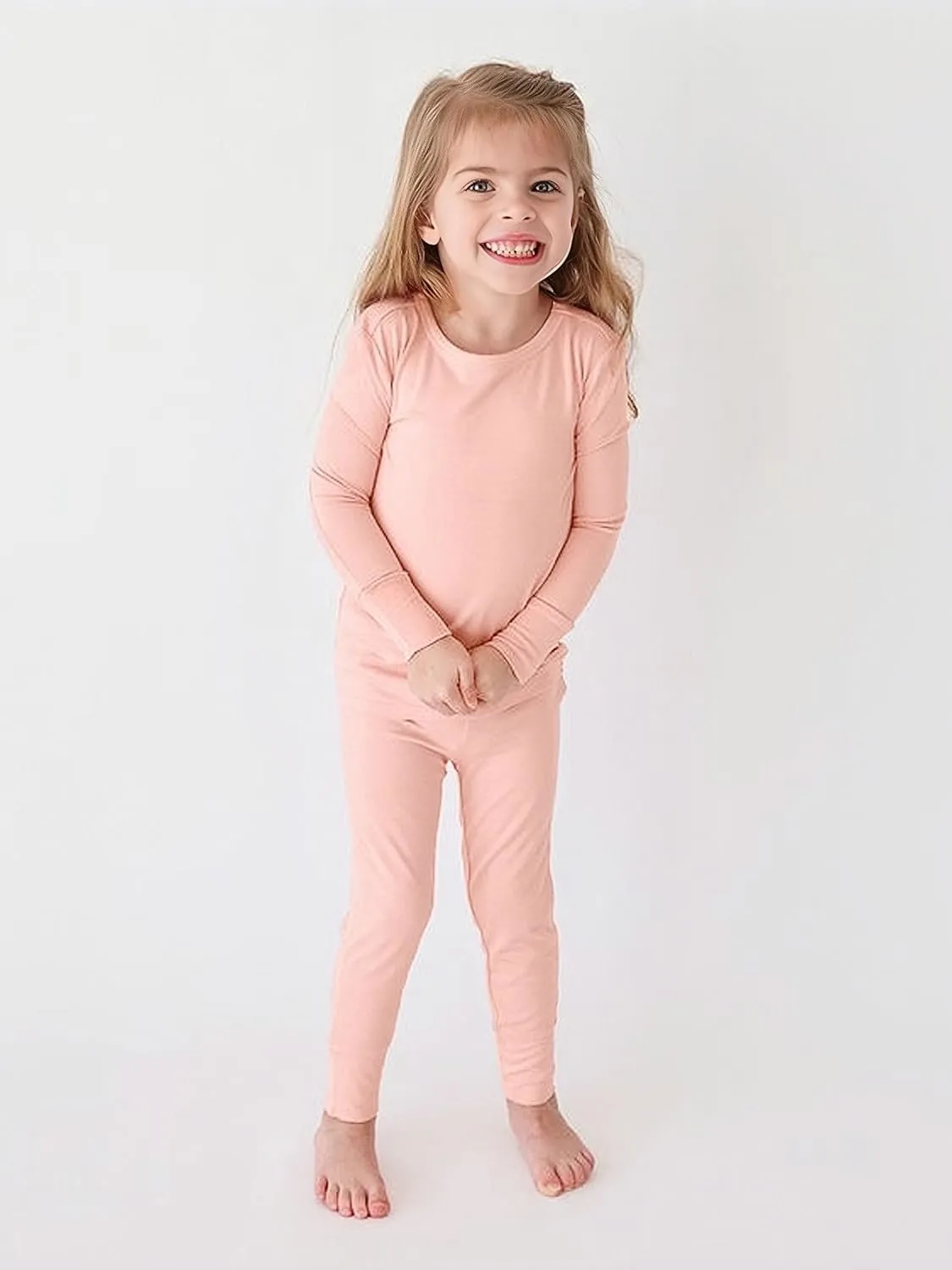 BABY 2T-10Y Toddler Kids Girls Boys Soft Comfy 2pcs Set Long Sleeve Shirts and Pants Sets