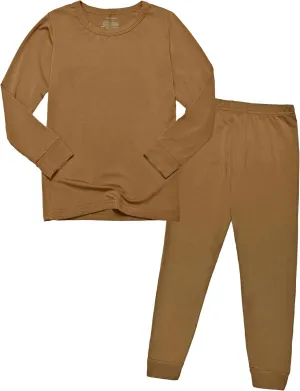 BABY 2T-10Y Toddler Kids Girls Boys Soft Comfy 2pcs Set Long Sleeve Shirts and Pants Sets