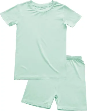 BABY 2T-10Y Toddler Kids Girls Boys Soft Comfy 2pcs Set Short Sleeve Shirts and Pants Sets