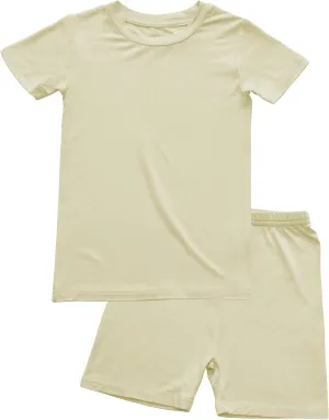 BABY 2T-10Y Toddler Kids Girls Boys Soft Comfy 2pcs Set Short Sleeve Shirts and Pants Sets