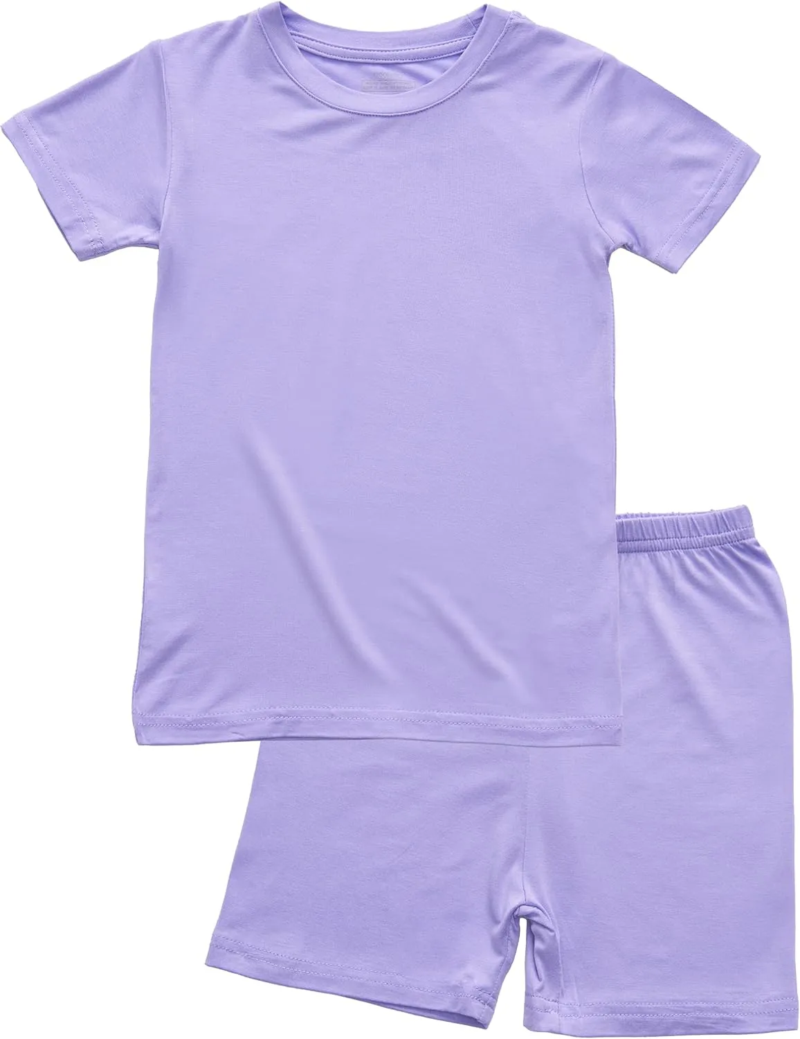 BABY 2T-10Y Toddler Kids Girls Boys Soft Comfy 2pcs Set Short Sleeve Shirts and Pants Sets