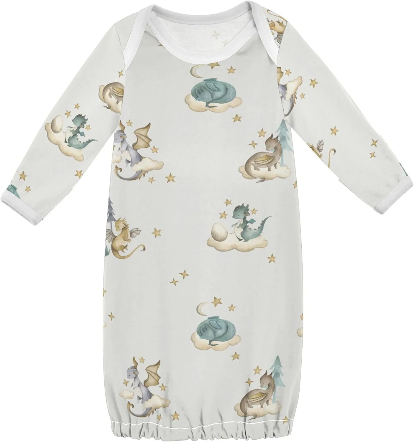 Baby Boy Girl Sleeper Gown Cotton Nightgowns Clothes