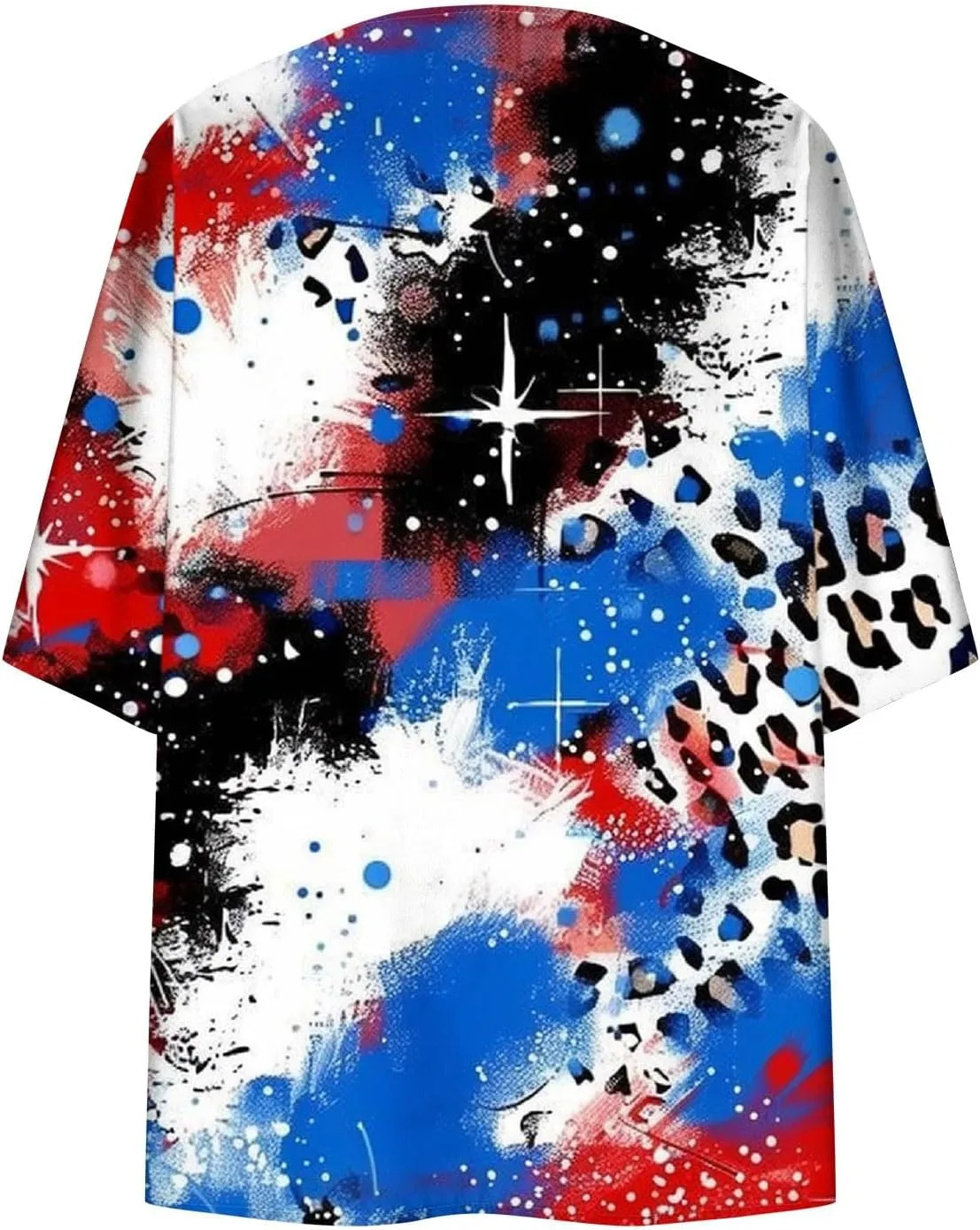 Cardigans for Women Trendy 3/4 Sleeve Open Front Cardigan Floral Printed Boho Kimono Summer Vacation Outfits