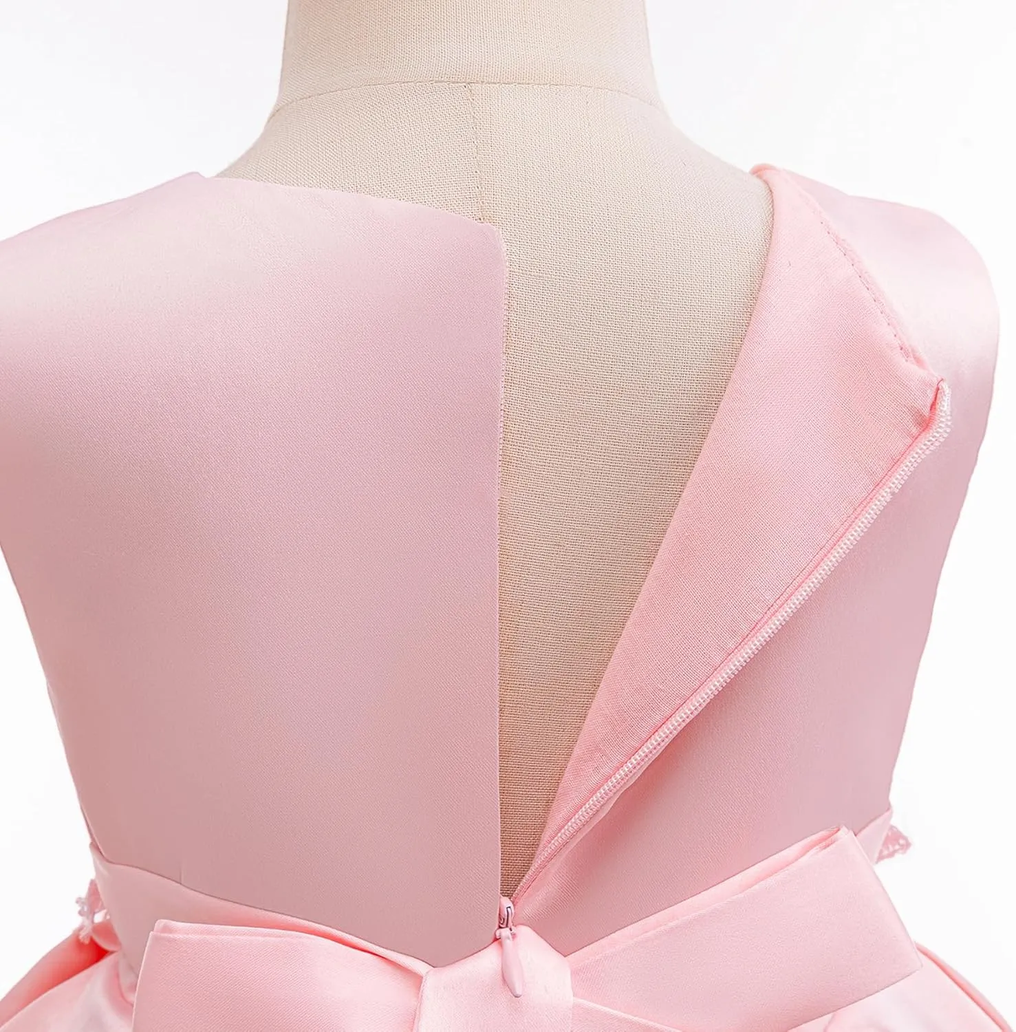 Cichic Elegant Girls Dress Special Occasion Satin Gowns for 2-10Years Kid