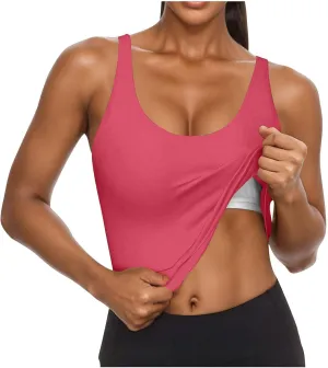 Cotton Shelf Bra Camisole Tops for Women Sleeveless Comfy Strap Summer Running Layering Tank Top Summer Cami Shirt