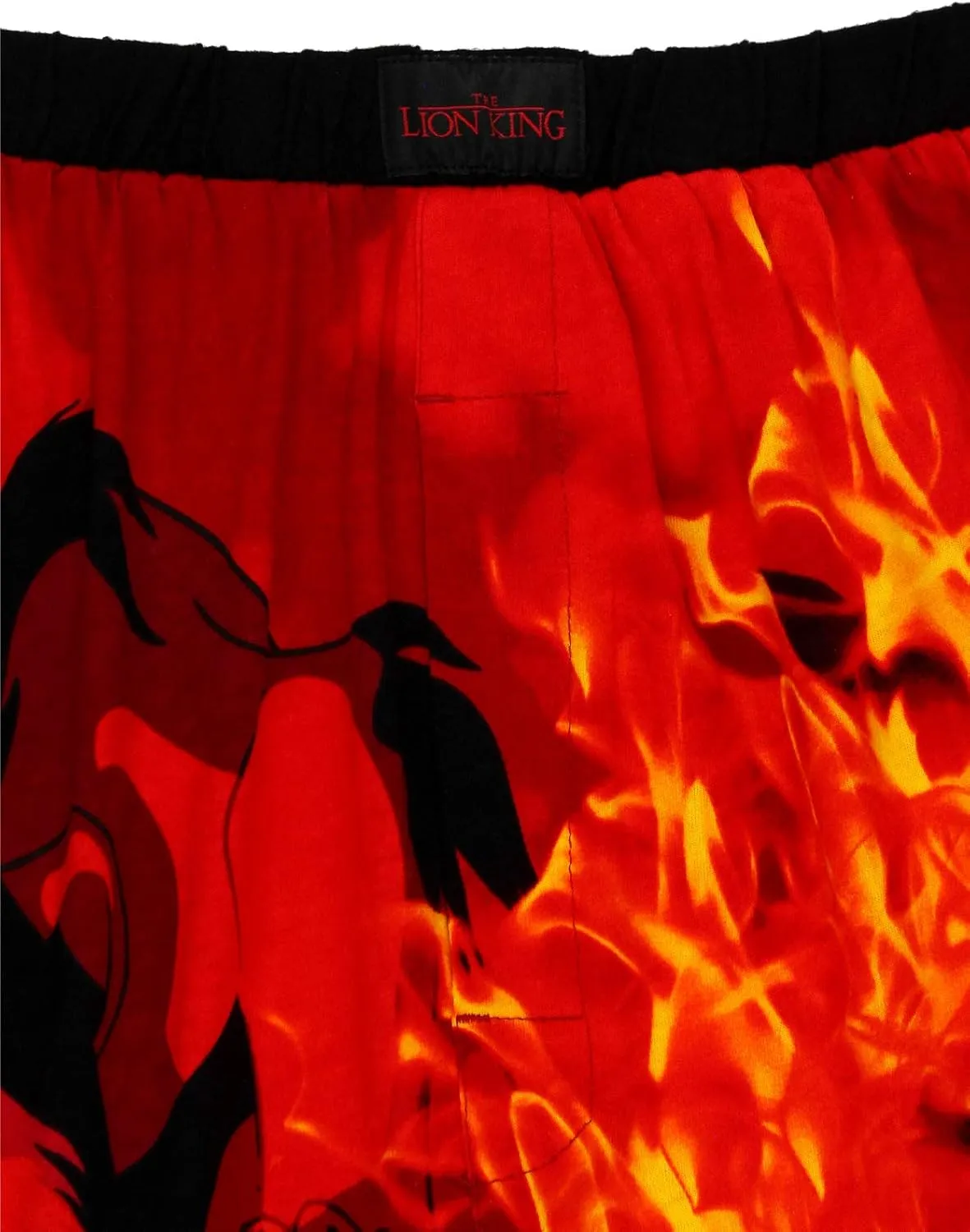 Disney The Lion King Scar Hyenas Mens Briefly Stated Boxer Lounge Shorts