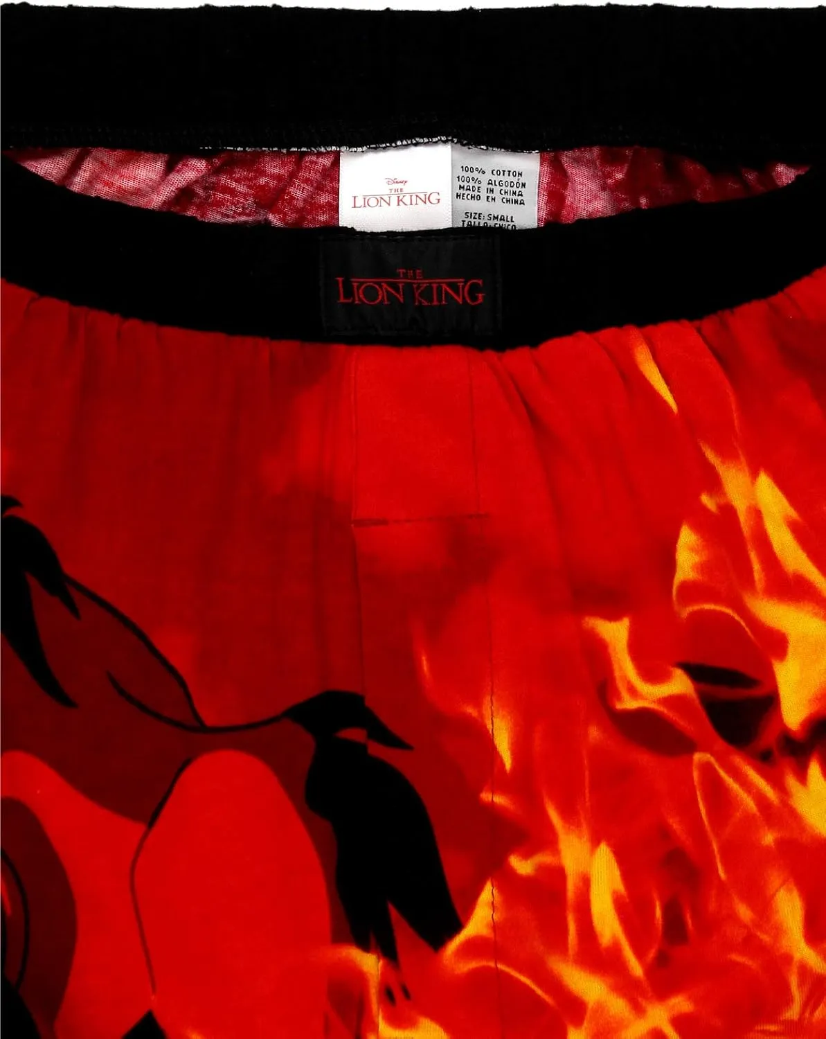 Disney The Lion King Scar Hyenas Mens Briefly Stated Boxer Lounge Shorts