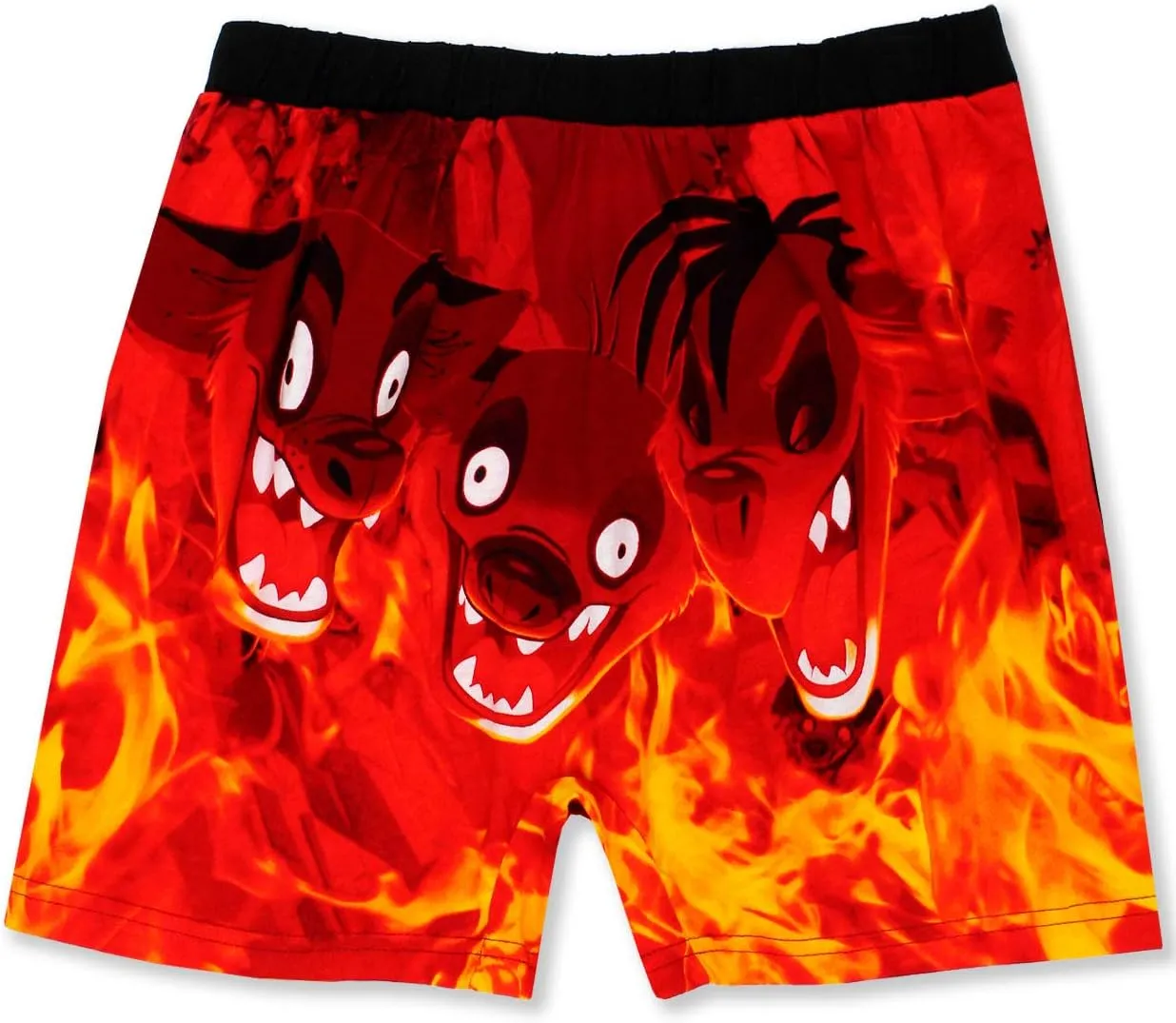Disney The Lion King Scar Hyenas Mens Briefly Stated Boxer Lounge Shorts