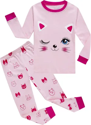 Family Feeling Little Boys Girls Child Pajamas Sets 100% Cotton Toddler Pjs