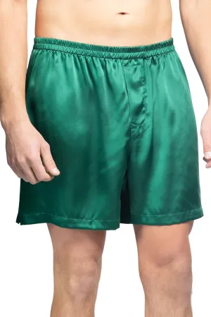 Fishers Finery Men's Luxury 100% Pure Mulberry Silk Boxers - Improved Waistband