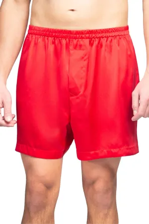 Fishers Finery Men's Luxury 100% Pure Mulberry Silk Boxers - Improved Waistband