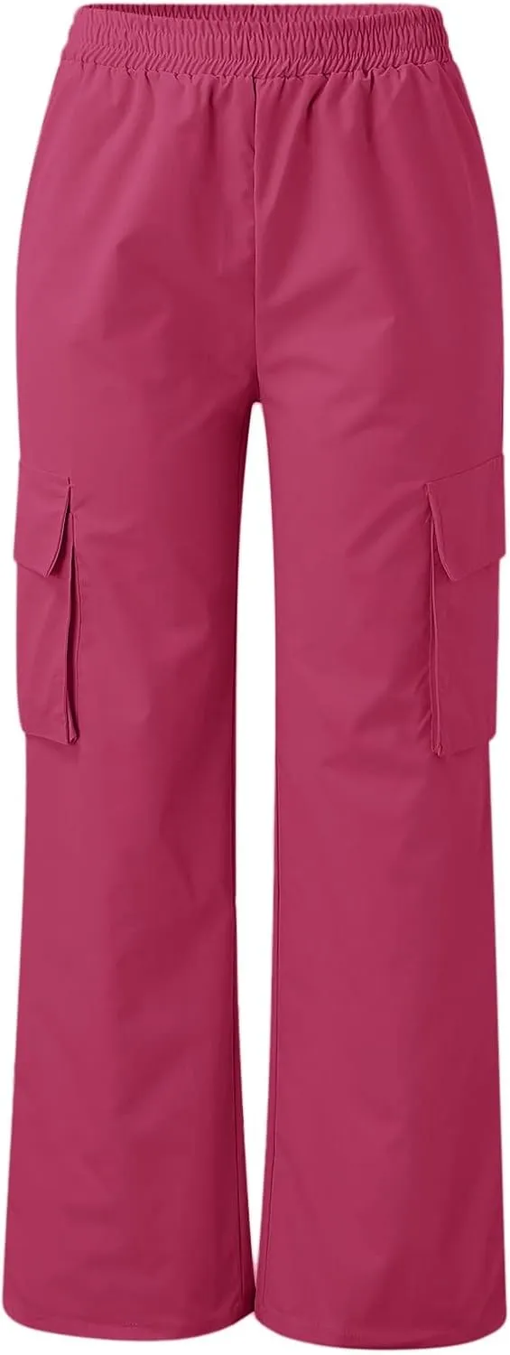 High Waisted Wide Leg Trousers Sweatpants for Women Baggy Straight Leg Lounge Pants Stretch Loose Comfy Fall Outfits