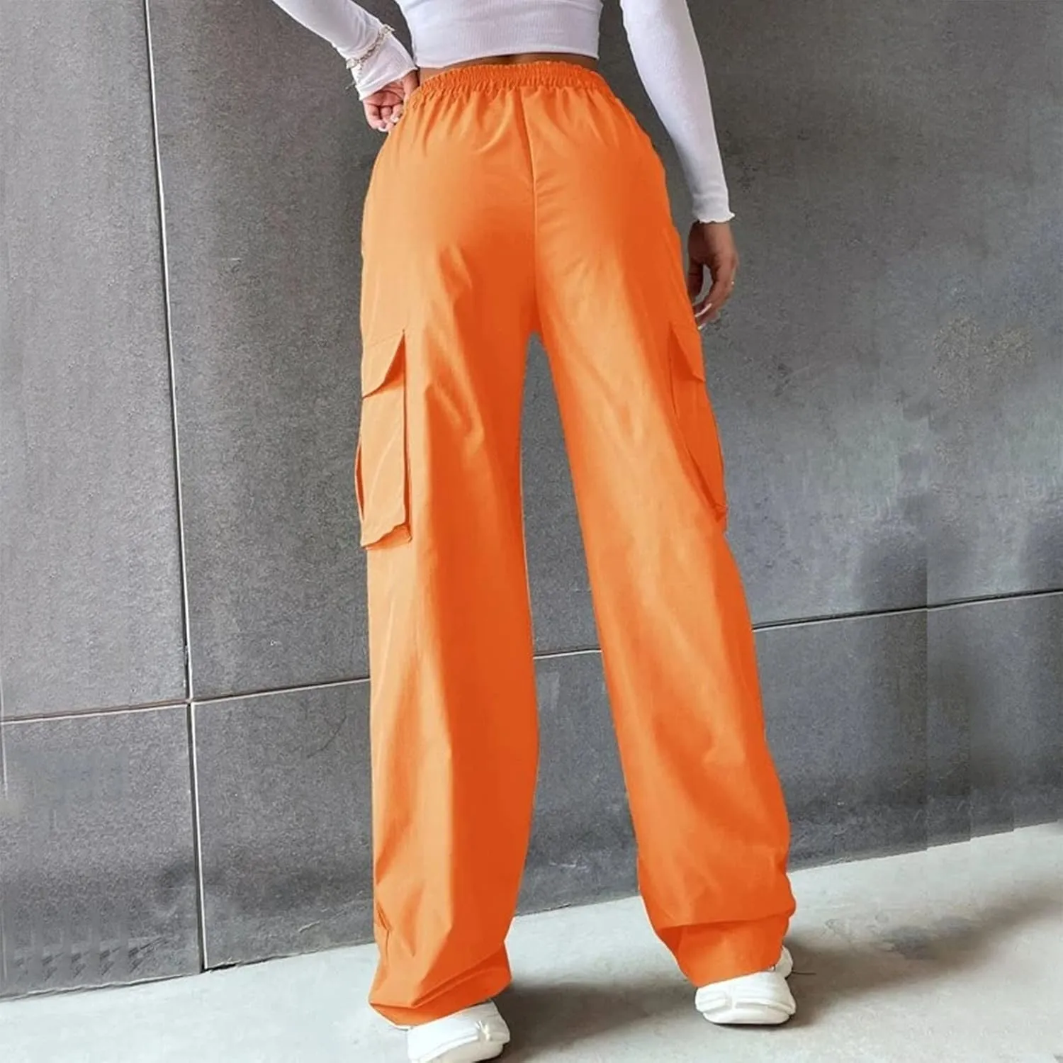 High Waisted Wide Leg Trousers Sweatpants for Women Baggy Straight Leg Lounge Pants Stretch Loose Comfy Fall Outfits