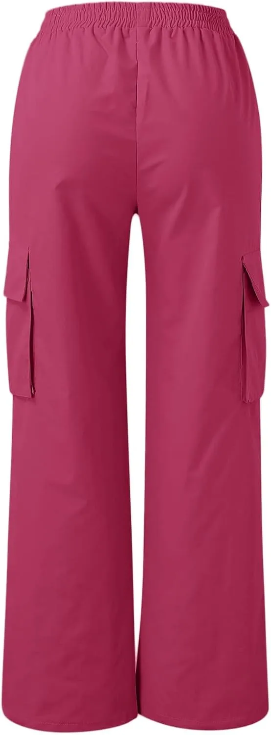 High Waisted Wide Leg Trousers Sweatpants for Women Baggy Straight Leg Lounge Pants Stretch Loose Comfy Fall Outfits