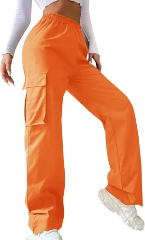 High Waisted Wide Leg Trousers Sweatpants for Women Baggy Straight Leg Lounge Pants Stretch Loose Comfy Fall Outfits