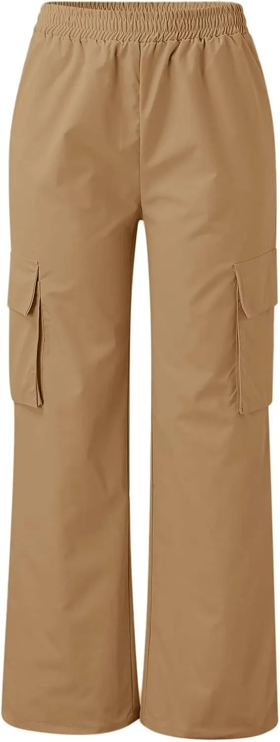 High Waisted Wide Leg Trousers Sweatpants for Women Baggy Straight Leg Lounge Pants Stretch Loose Comfy Fall Outfits