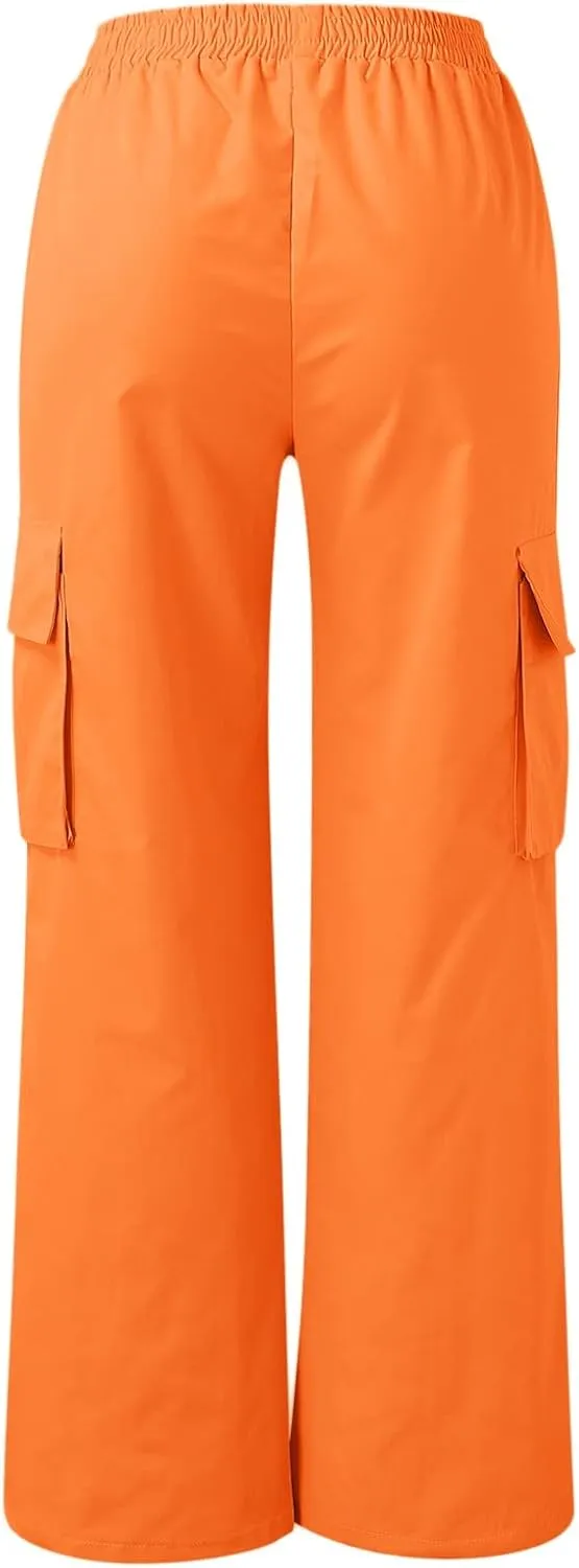 High Waisted Wide Leg Trousers Sweatpants for Women Baggy Straight Leg Lounge Pants Stretch Loose Comfy Fall Outfits