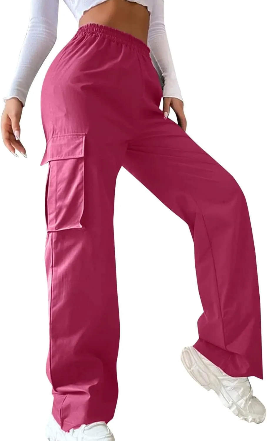 High Waisted Wide Leg Trousers Sweatpants for Women Baggy Straight Leg Lounge Pants Stretch Loose Comfy Fall Outfits