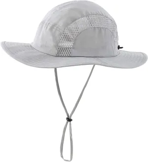 Home Prefer Men's Sun Hat UPF 50  Wide Brim Bucket Hat UV Protection Fishing Hat