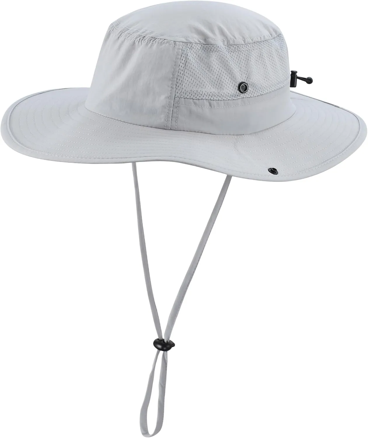 Home Prefer UPF50  Mens Sun Hat Wide Brim Womens UV Protection Beach Bucket Hat Airy Fishing Hat Hiking Snap Up Cowboy Hat