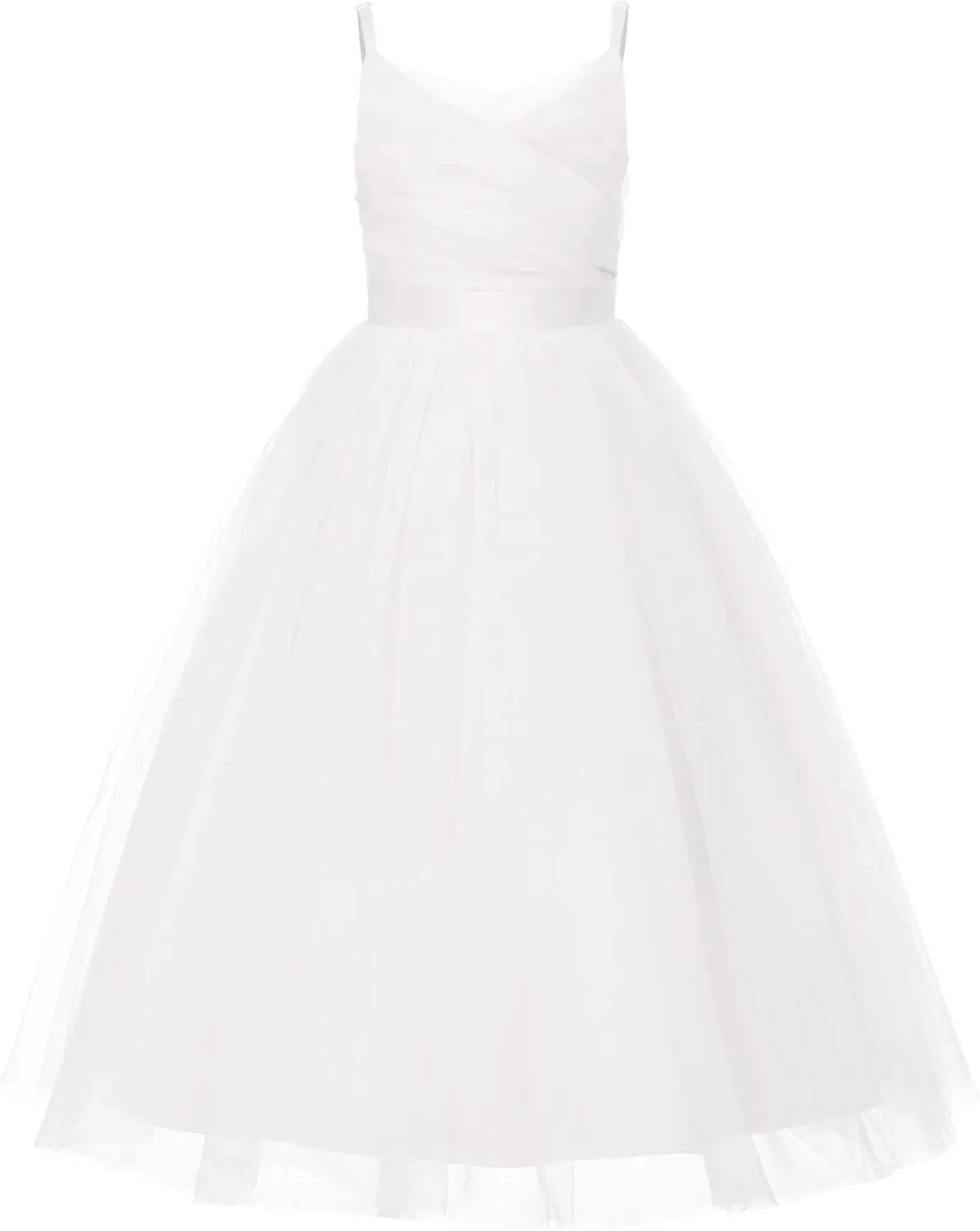 JerrisApparel Flower Girls Dress Wedding Pageant Tulle Dresses Birthday Party Ball Gown