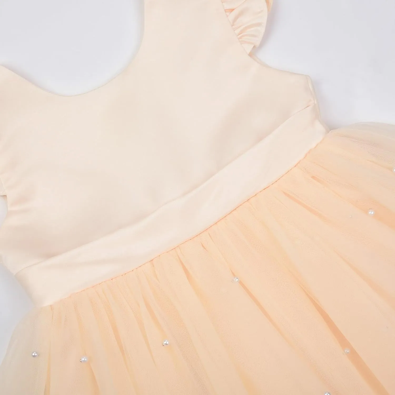 JerrisApparel Girls Princess Party Dress Kids Satin V-Back Tulle Skirt Pageant Wedding Ball Gowns