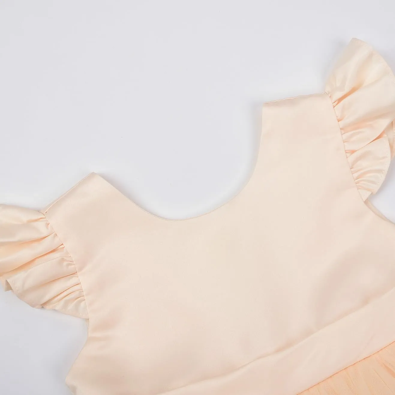 JerrisApparel Girls Princess Party Dress Kids Satin V-Back Tulle Skirt Pageant Wedding Ball Gowns