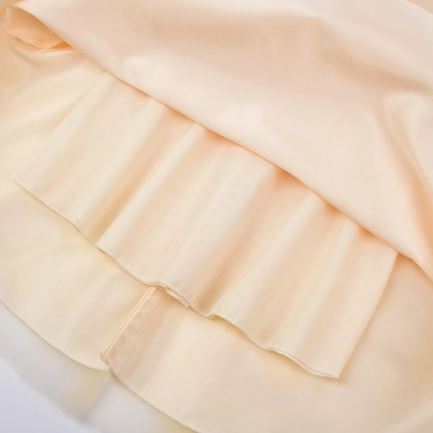 JerrisApparel Girls Princess Party Dress Kids Satin V-Back Tulle Skirt Pageant Wedding Ball Gowns