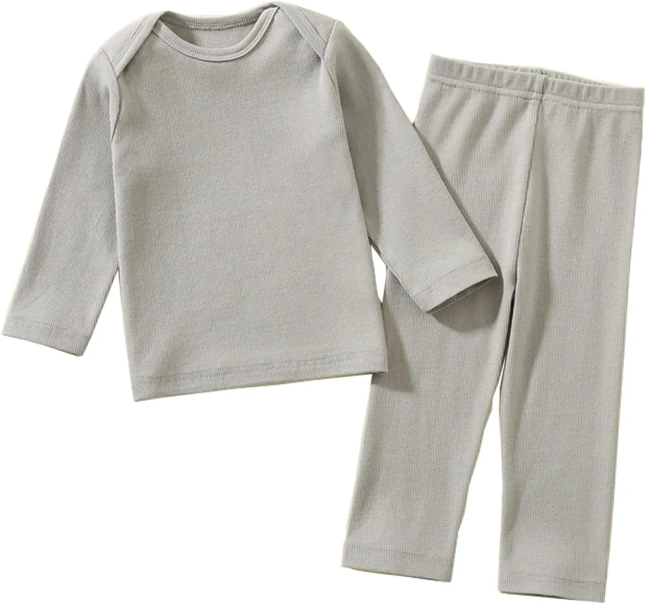 Jimonda Toddler Kids Pajamas Sets Boys' Long Sleepwears Girl 100% Cotton 2 Piece Daily Pajama Set