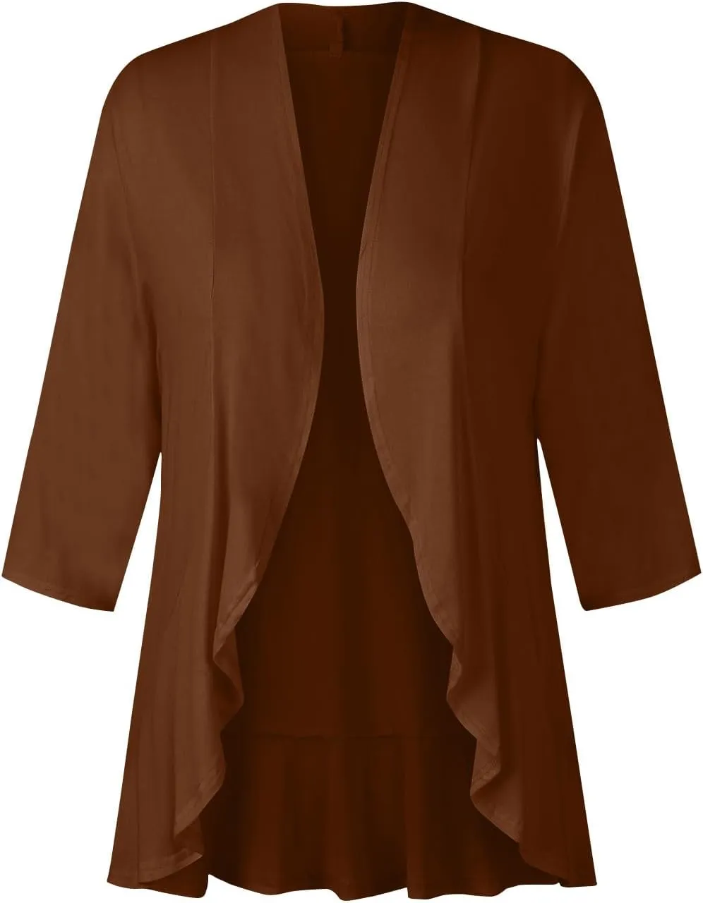 Kimonos for Women Breathable Open Front Tops Lightweight Cardigan Lrregular Hemline Cover Up Loose Fit Casual Coat