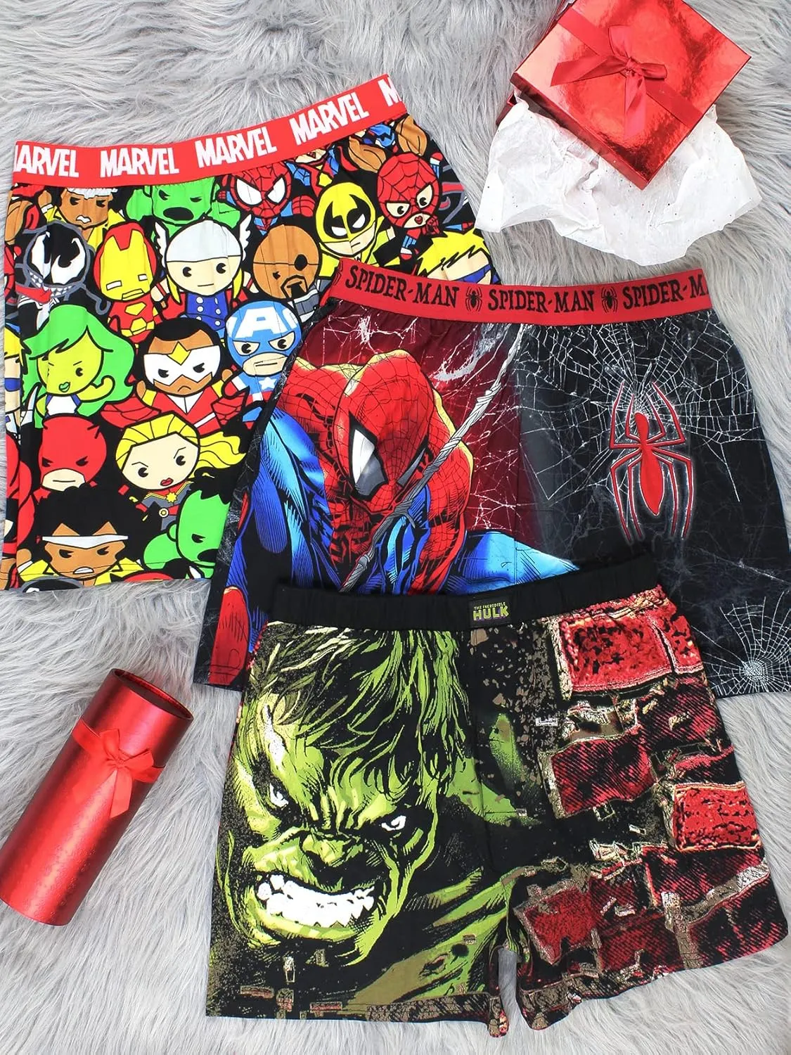Marvel The Incredible Hulk Smash Brick Comic Style Men's Boxer Lounge Shorts