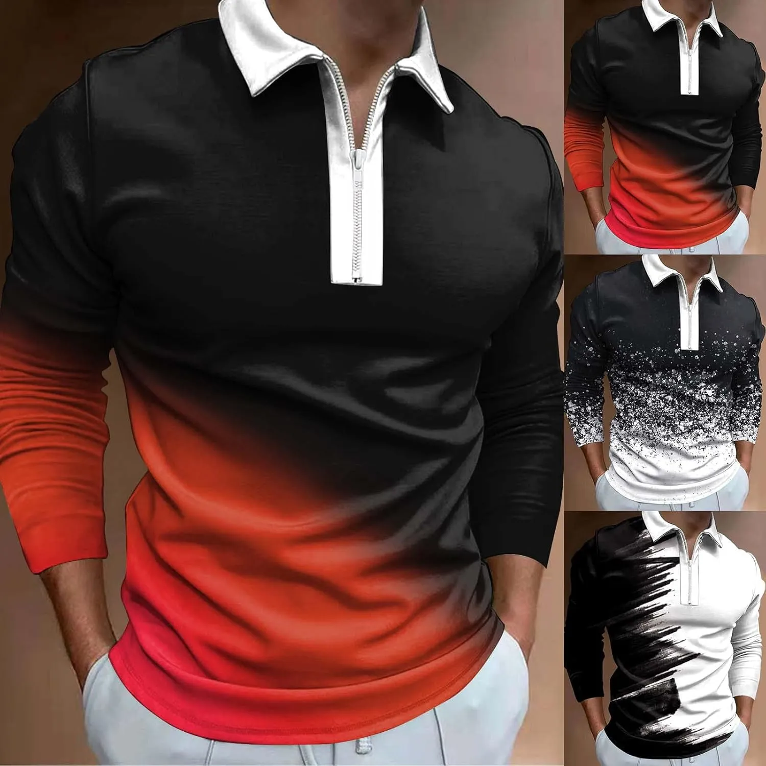 Mens Shirts Regular-Fit Poplin Shirt Casual Ultra Cotton T-Shirt Slim-fit Stretch Shirt Button Down Outwear