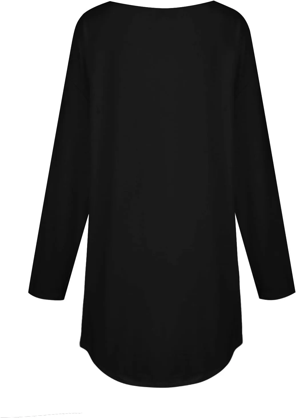 Shirts for Women Dressy Casual Fall Solid Tunic Tops Blouses Casual Long Sleeve Sexy Tops Winter Crew Neck Sweatshirts