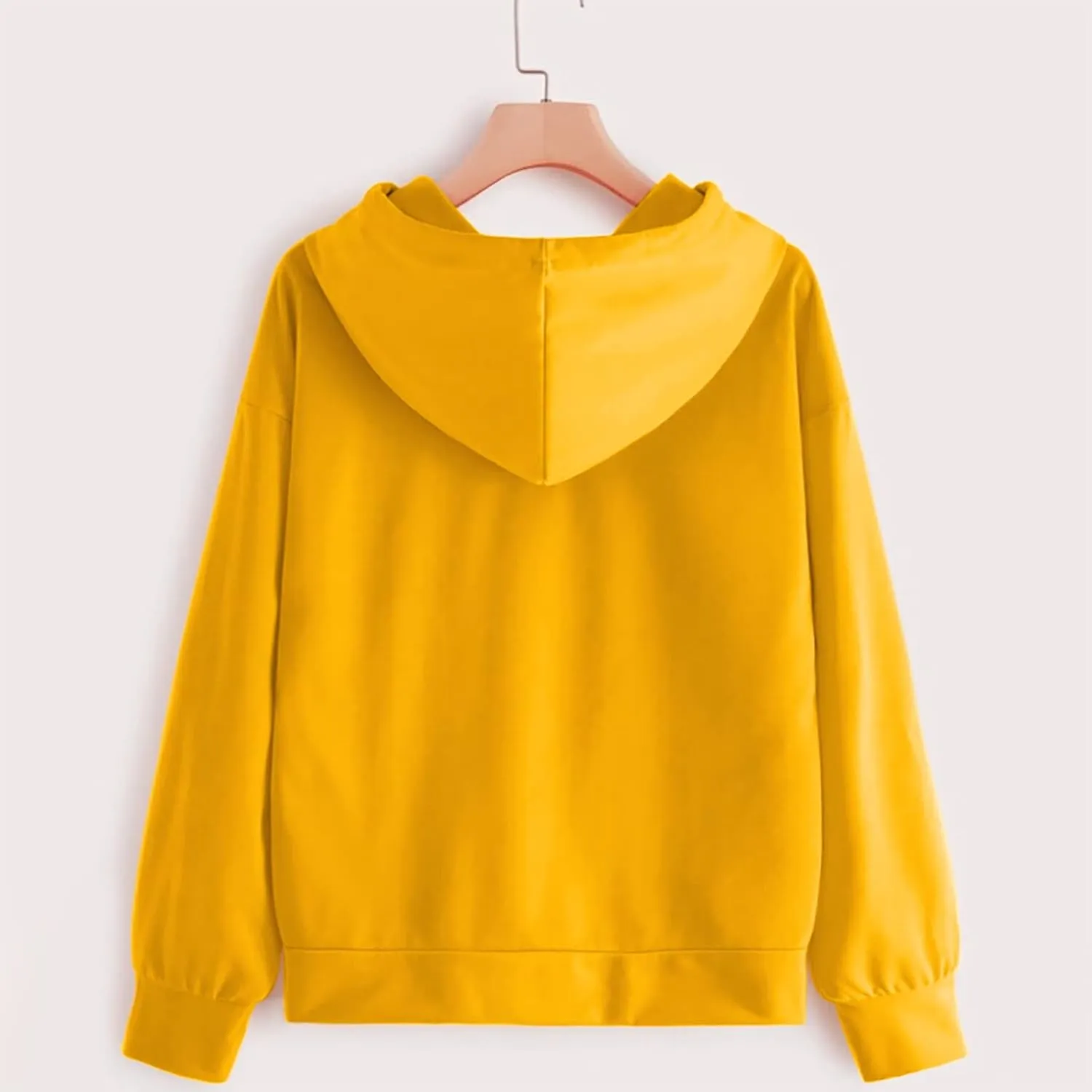 SMIDOW Womens Cute Fleece Hooded Sweatshirts Fall Teen Girl Hoodies Pullover Tops Athletic Workout Pullover Y2K Clothes