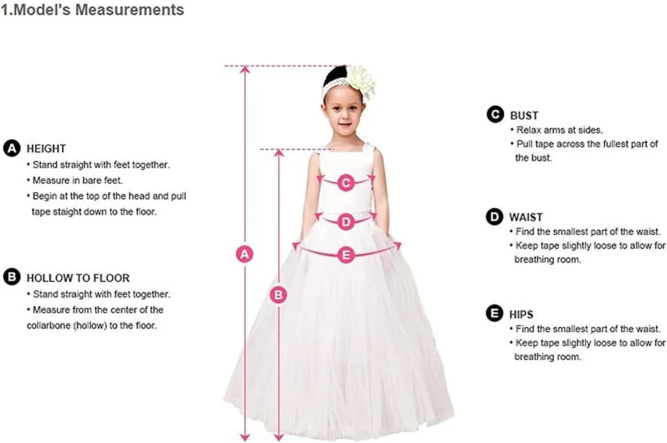 Stunning V-Back Luxury Pageant Tulle Ball Gowns for Girls 2-12 Year Old