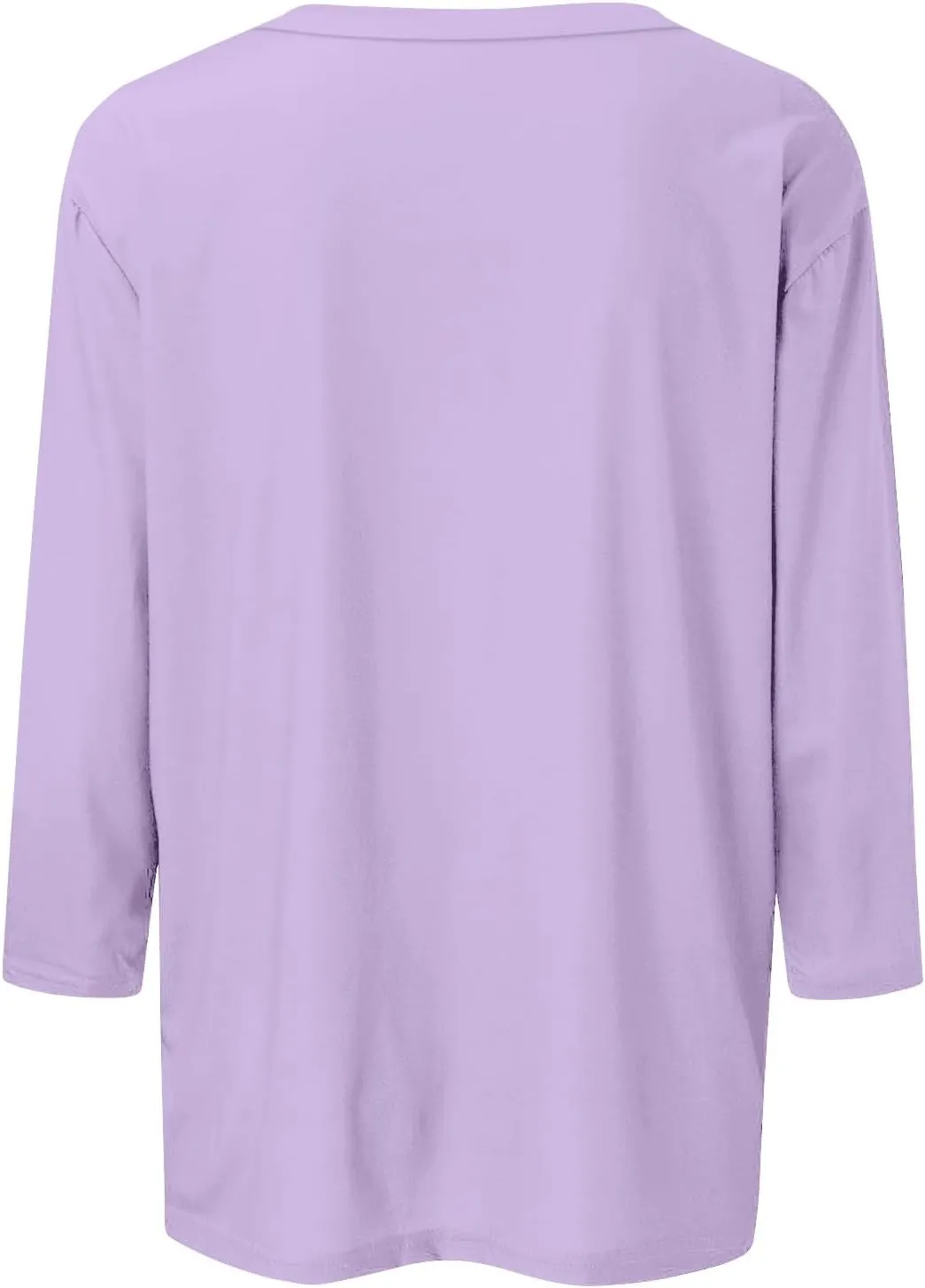 Summer Tops for Women 2024 3/4 Sleeve Crewneck Shirts Floral Print Tees Cute Graphic Tunics