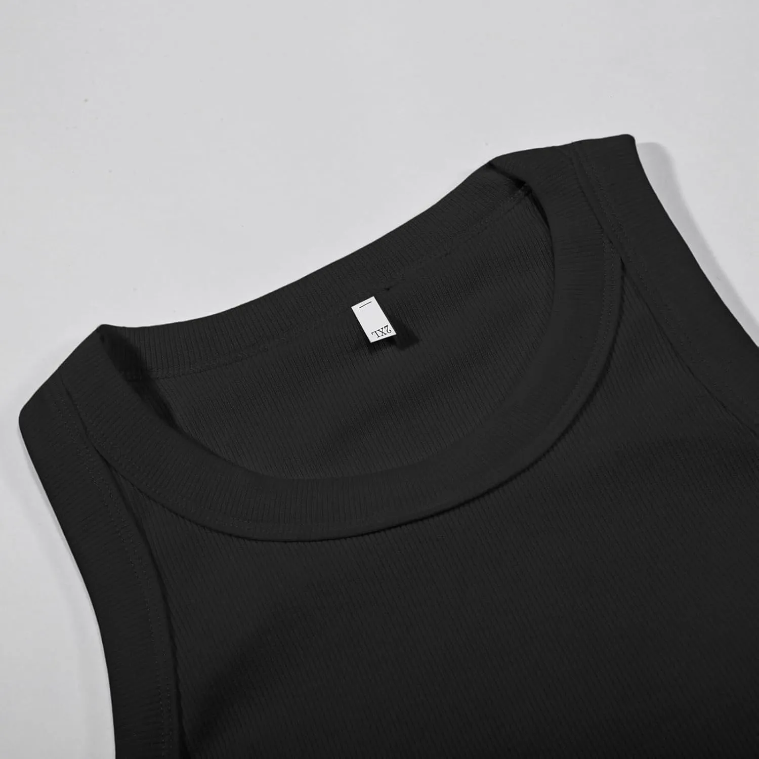 Tank Tops for Women 2025 Built in Shelf Bra Spaghetti Strap Summer Camisole U Neck Slim Fit Ribbed Sleeveless Shirts
