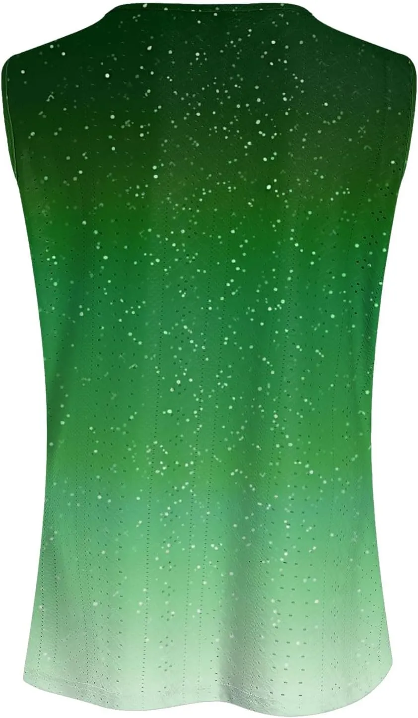 Tank Tops for Women 2025 Pleated Square Neck O Ring Shoulder Sleeveless Shirts Casual Loose Fit Trendy Blouses