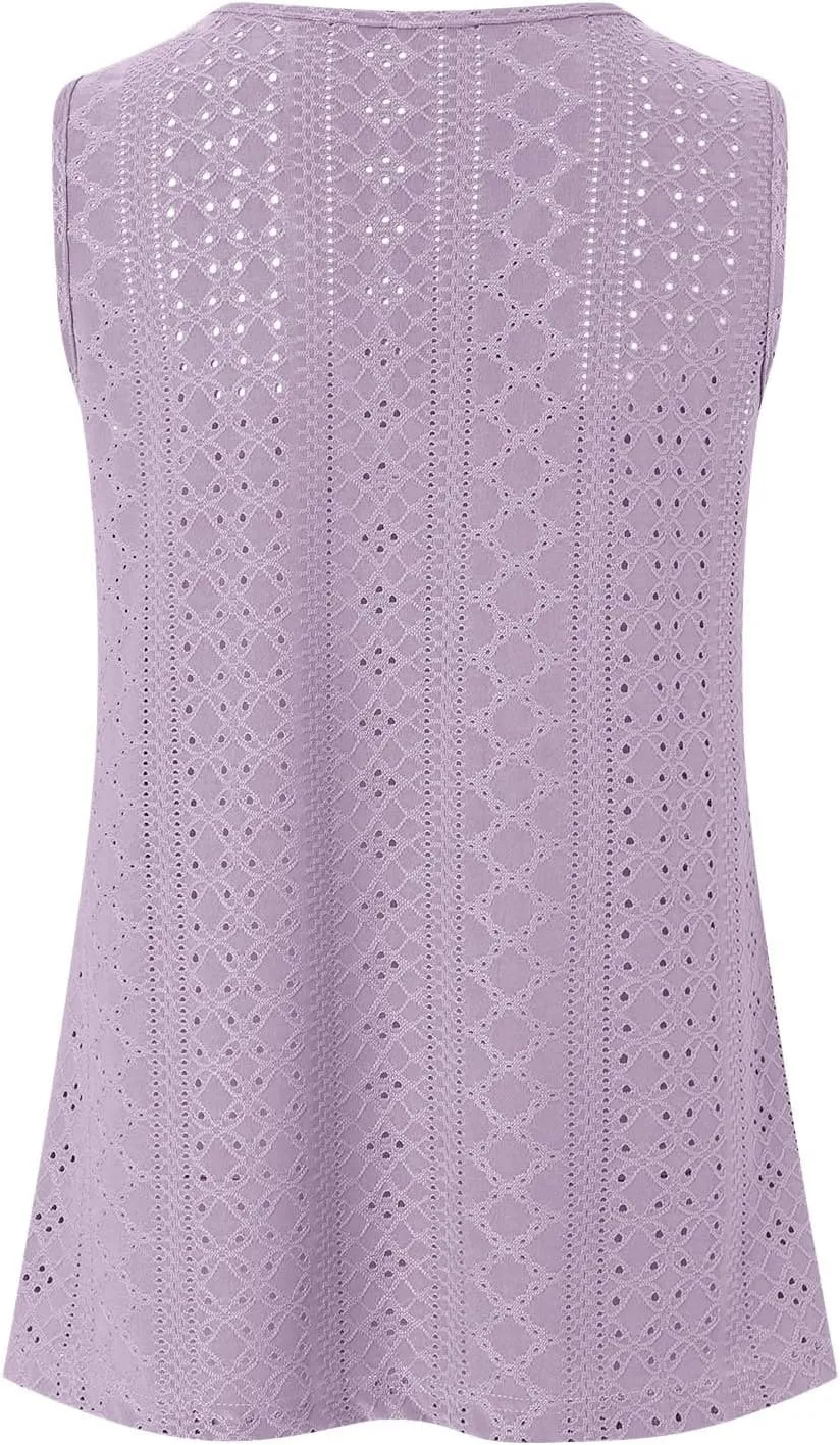 Tank Tops for Women 2025 Trendy Flowy Peplum Tops for Women Dressy Sleeveless V Neck Babydoll Tank Tops